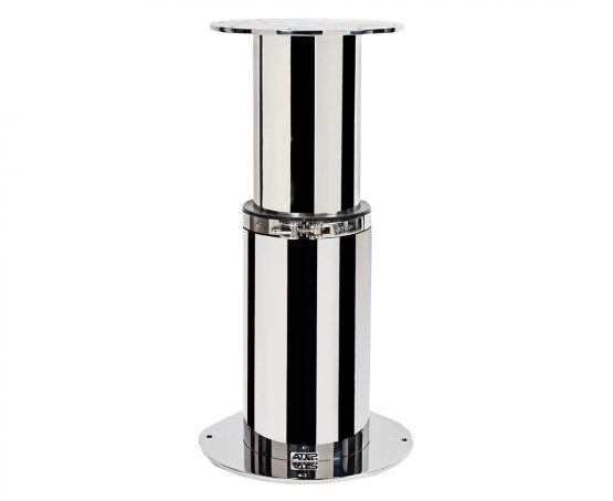 Manual round table pedestal
