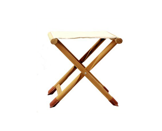 Sgabello teak pieghevole